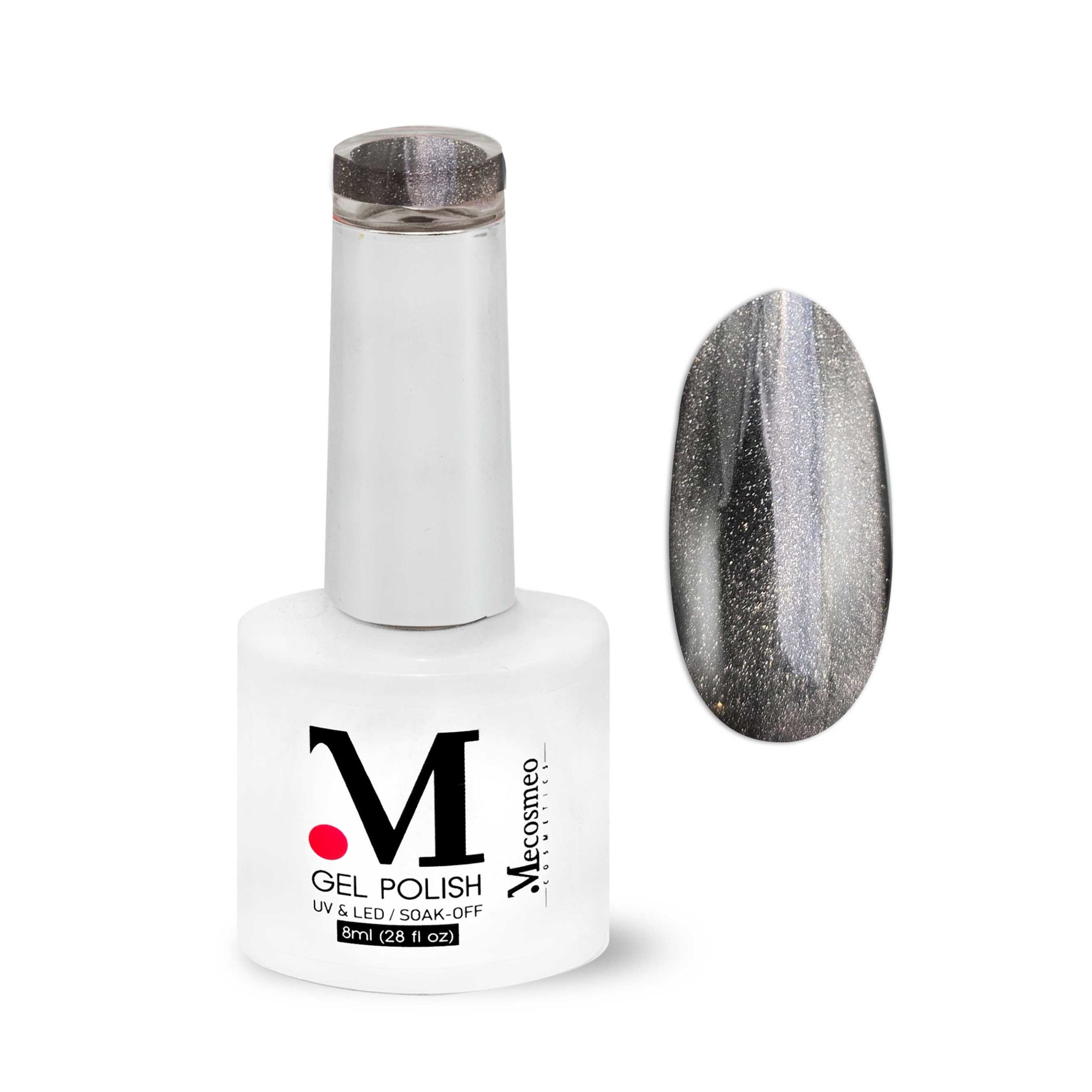 sample gel polish 2582 Gel Polish Nr. 1202 Cateye Anthracite 12ml - Image 1